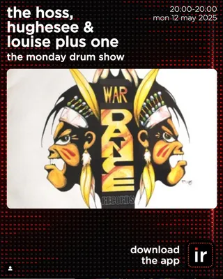 THE MONDAY DRUM SHOW with guests LOUISE PLUS ONE and HUGHESEE