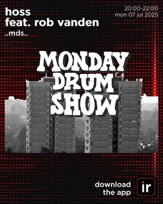 MONDAY DRUM SHOW with guest ROB VANDEN