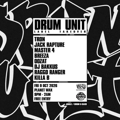 Drum Unit Sessions - Live from Planet Wax